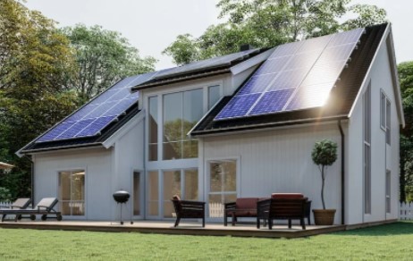 solar panel on house 1